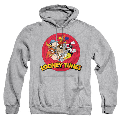 Looney Tunes Group Mens Hoodie Athletic Heather