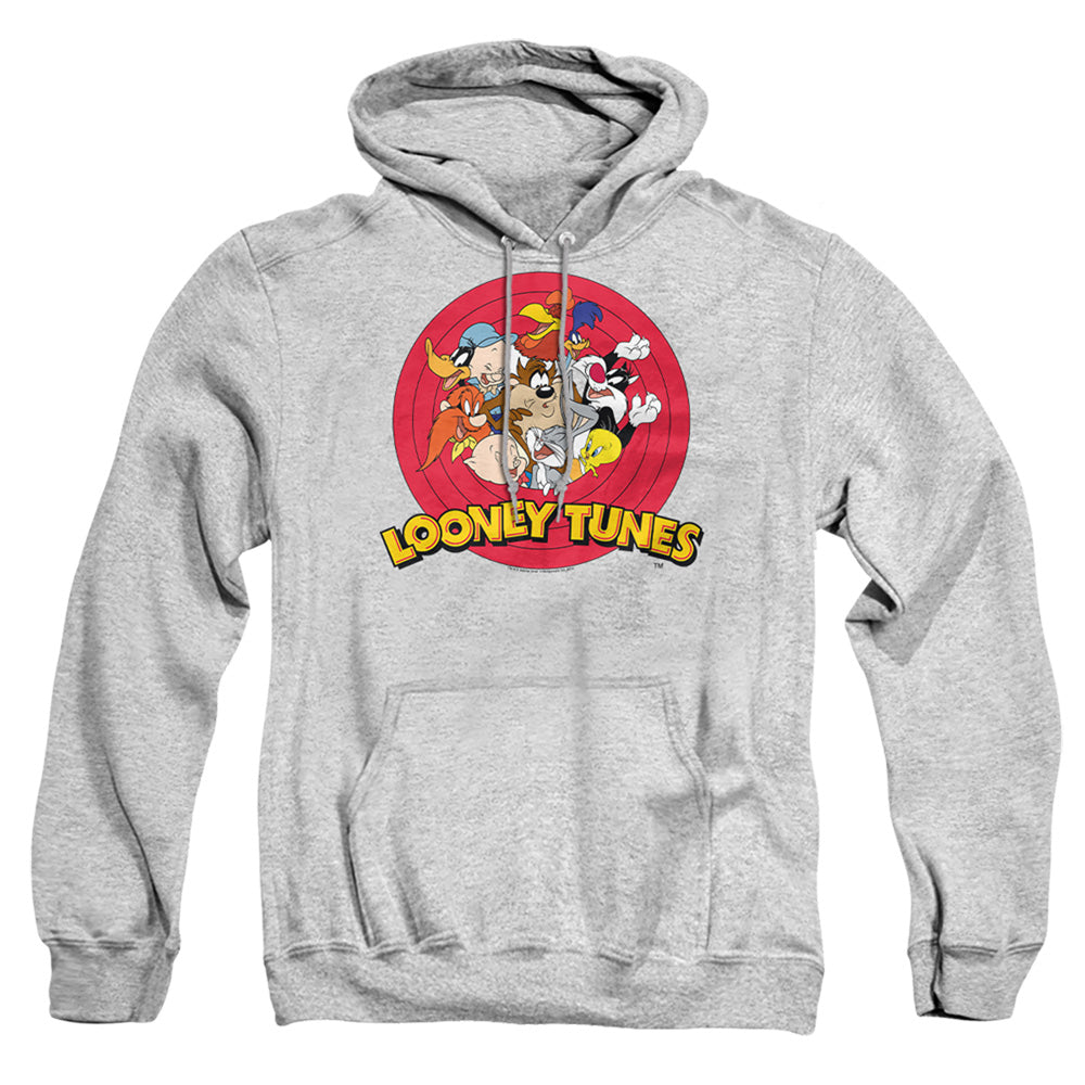 Looney Tunes Group Mens Hoodie Athletic Heather