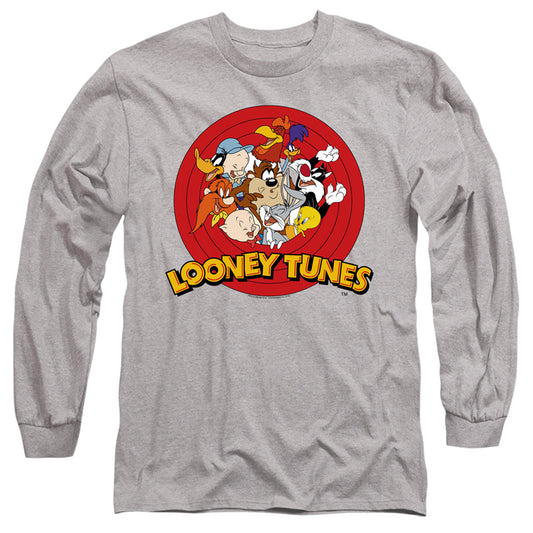 Looney Tunes Group Mens Long Sleeve Shirt Athletic Heather Officially Licensed
