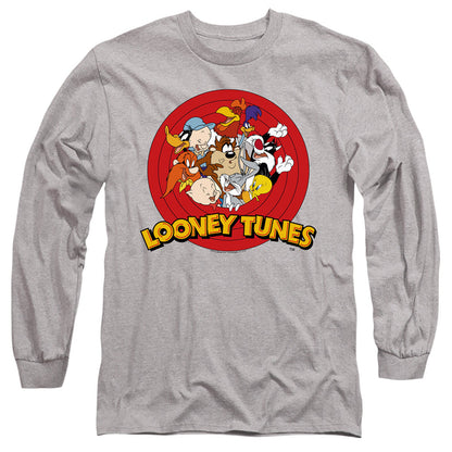 Looney Tunes Group Mens Long Sleeve Shirt Athletic Heather