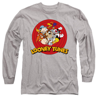 Looney Tunes Group Mens Long Sleeve Shirt Athletic Heather Officially Licensed