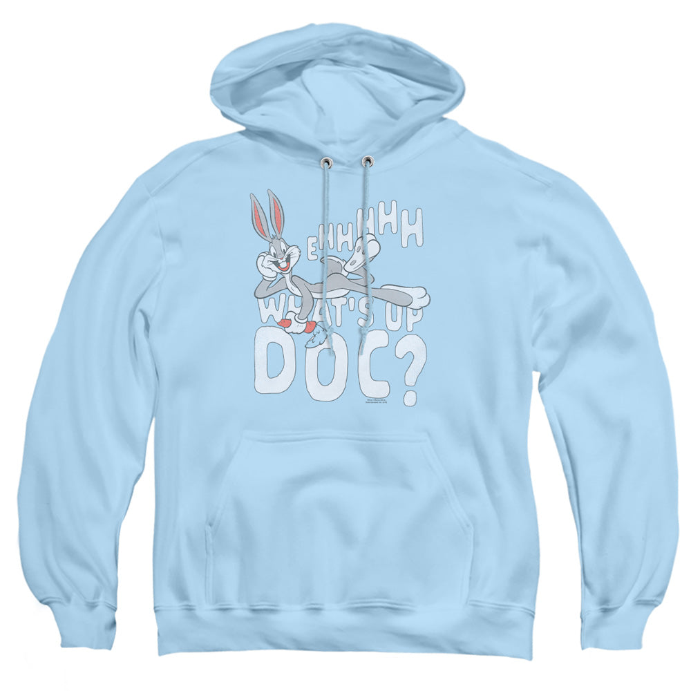 Looney Tunes Whats Up Mens Hoodie Light Blue