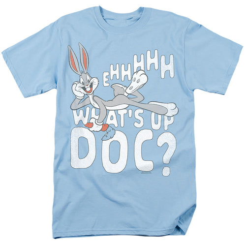 Looney Tunes Whats Up Mens T Shirt Light Blue