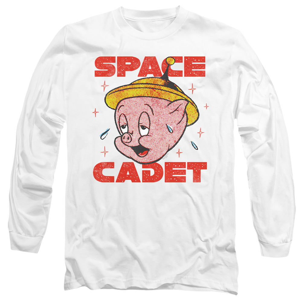 Looney Tunes Space Ghost Mens Long Sleeve Shirt White Officially Licensed