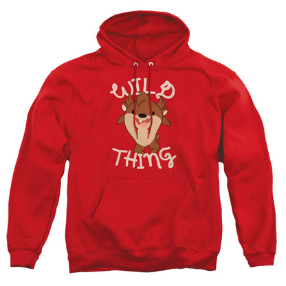 Looney Tunes Wild Thing Kid Mens Hoodie Red
