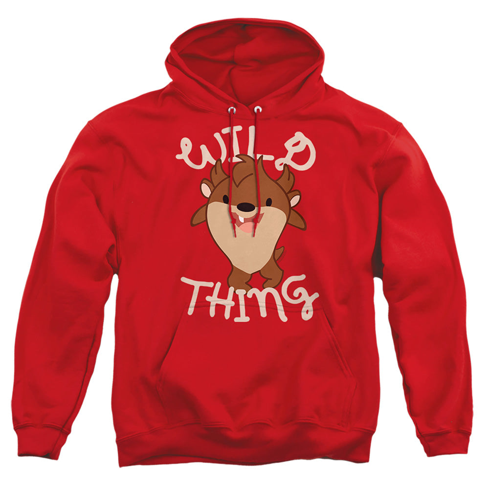 Looney Tunes Wild Thing Kid Mens Hoodie Red
