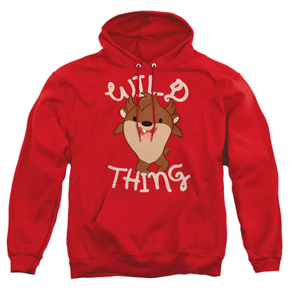 Looney Tunes Wild Thing Kid Mens Hoodie Red
