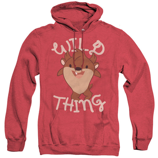 Looney Tunes Wild Thing Kid Heather Mens Hoodie Red
