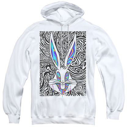 Looney Tunes Wild Bugs Mens Hoodie White