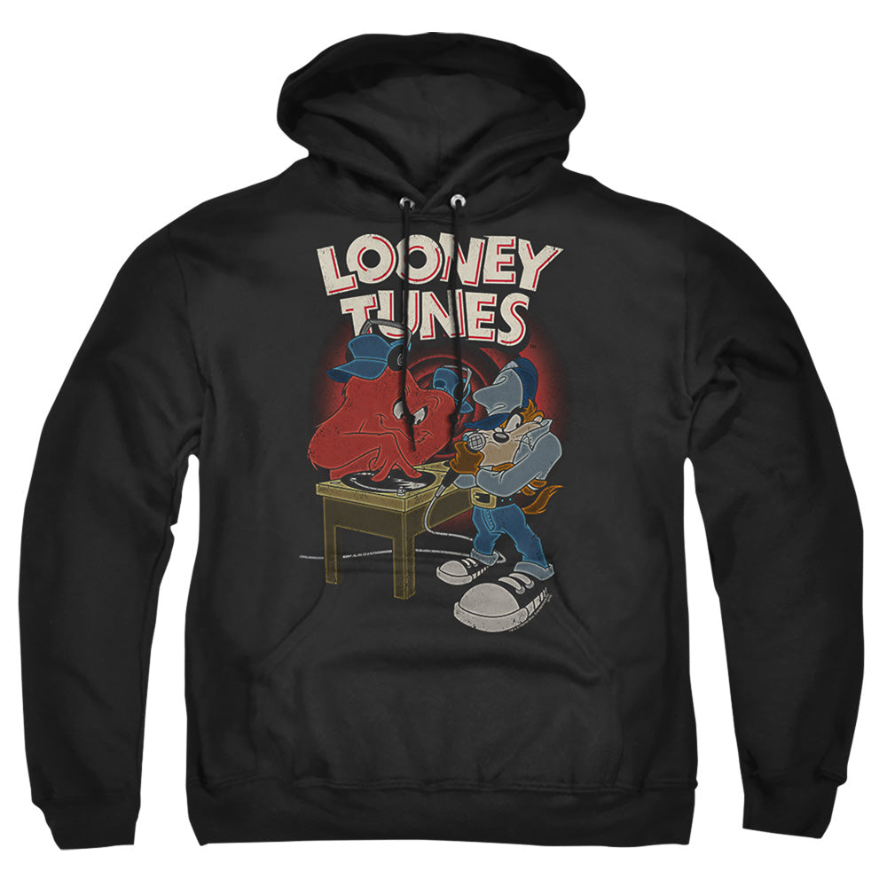 Looney Tunes Dj Looney Tunes Mens Hoodie Black