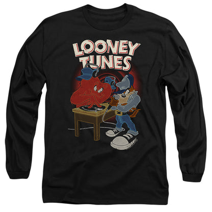 Looney Tunes Dj Looney Tunes Mens Long Sleeve Shirt Black Officially Licensed