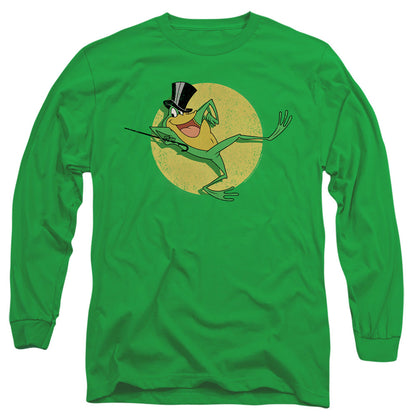 Looney Tunes Hello My Baby Mens Long Sleeve Shirt Kelly Green
