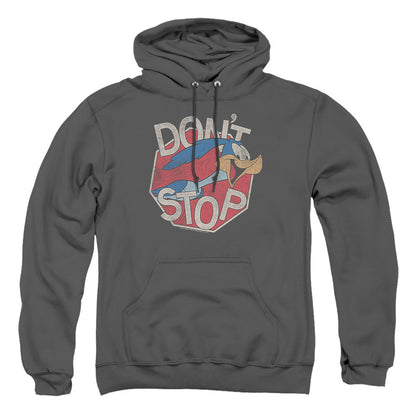 Looney Tunes Dont Stop Mens Hoodie Charcoal