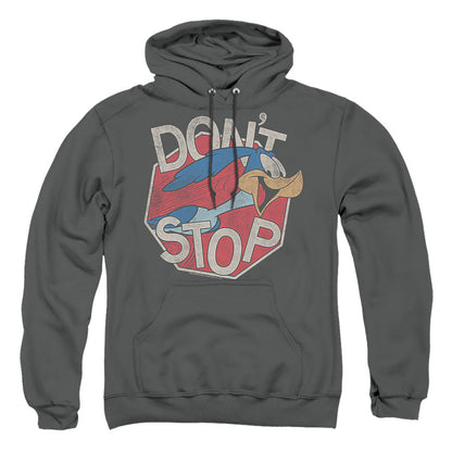 Looney Tunes Dont Stop Mens Hoodie Charcoal