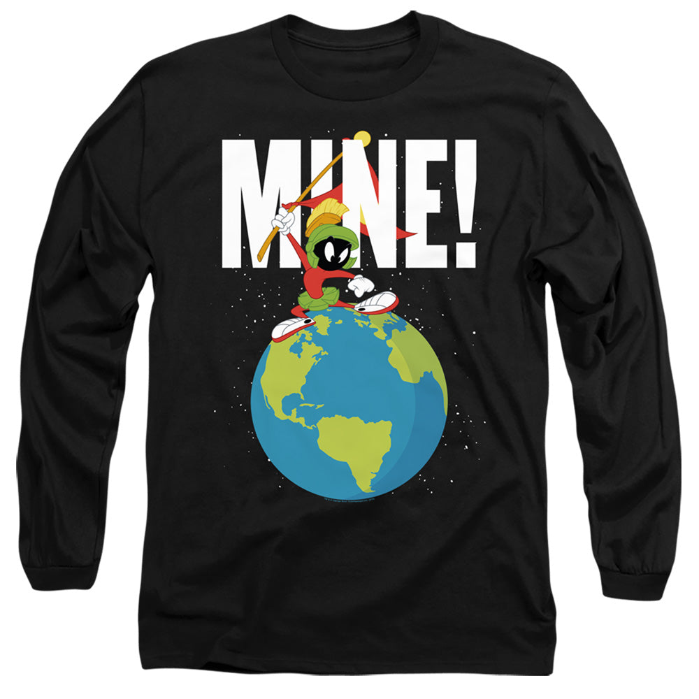Looney Tunes Mine Mens Long Sleeve Shirt Black
