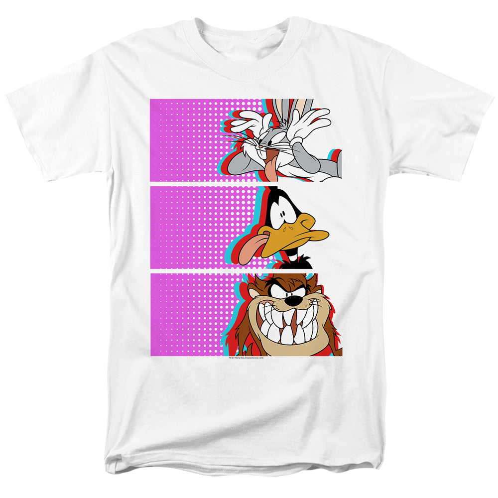 Looney Tunes Tiles Mens T Shirt White