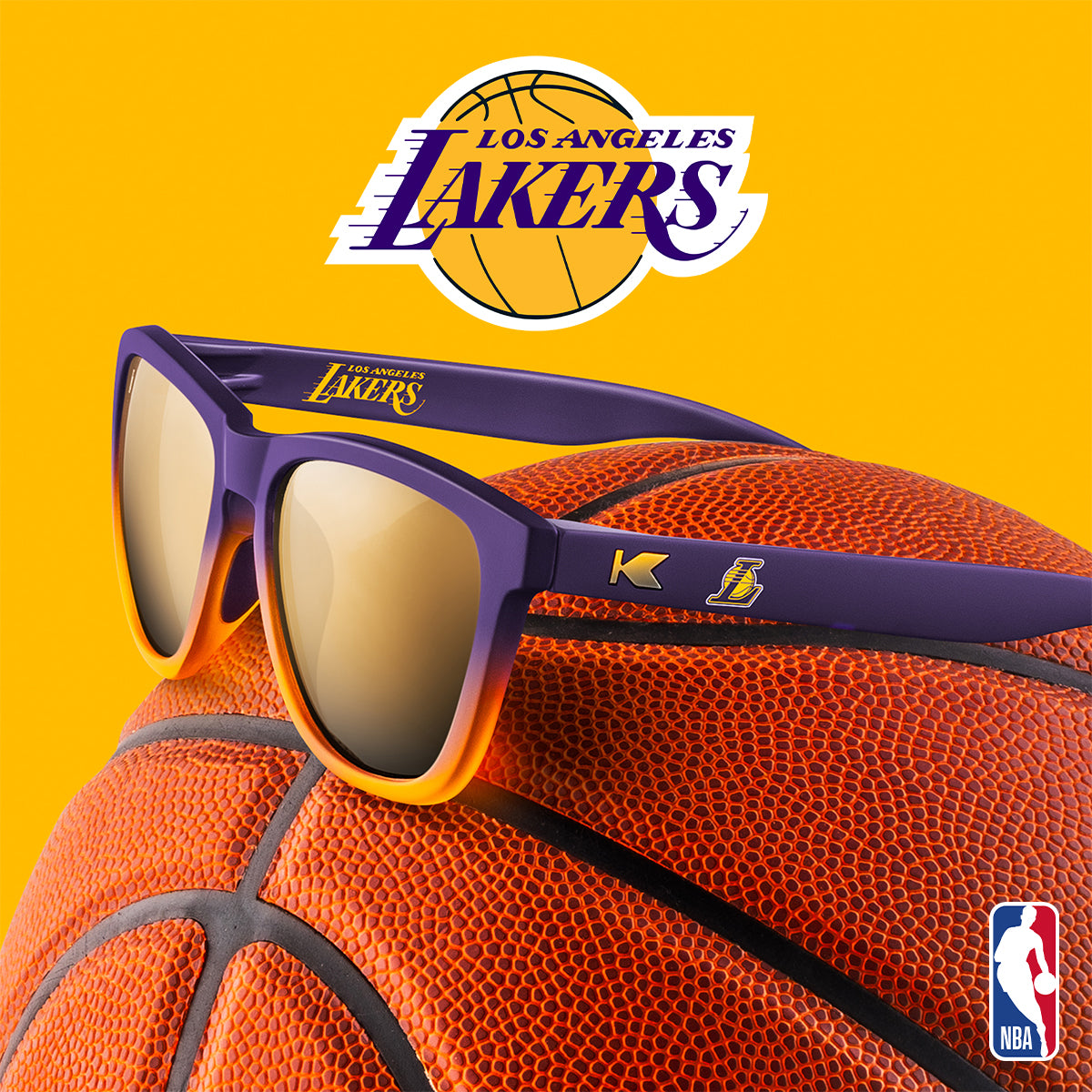 Los Angeles Lakers Officially Licensed Knockaround Sunglasses