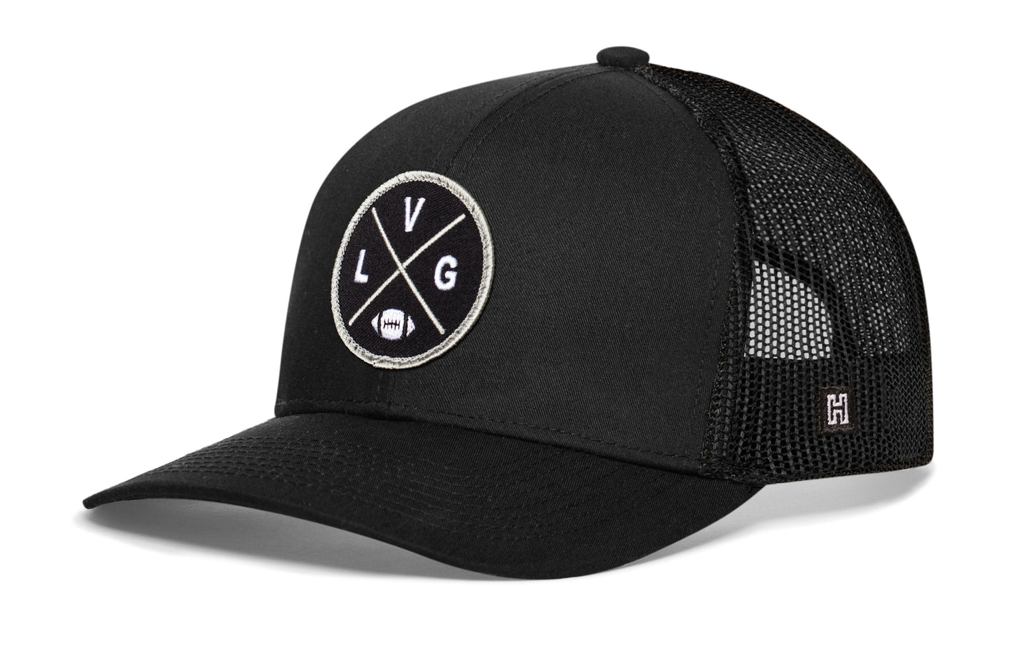 Las Vegas Trucker Haka Hat Black LVG X Football Snapback