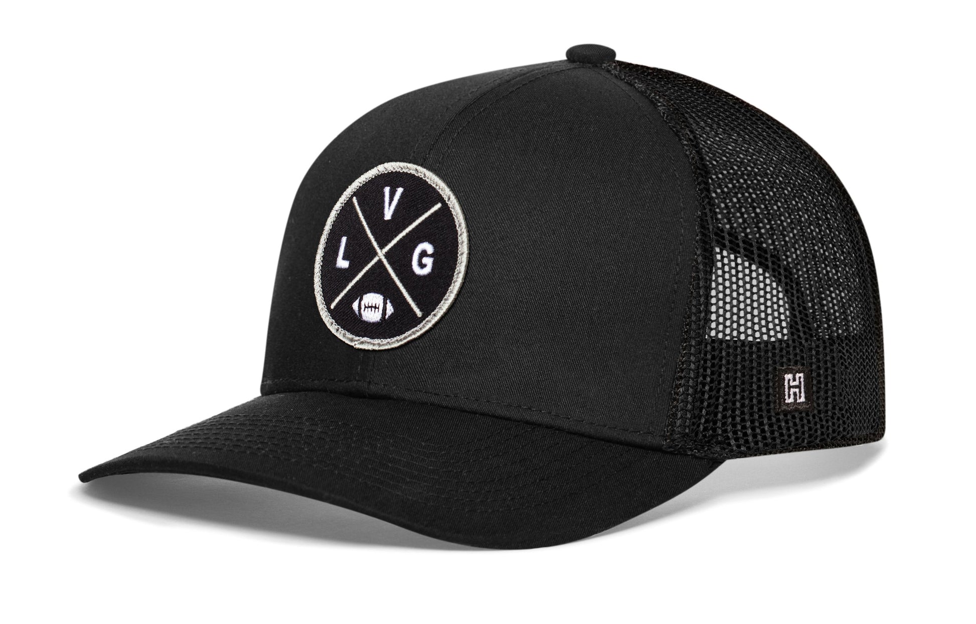 Las Vegas Trucker Haka Hat Black LVG X Football Snapback