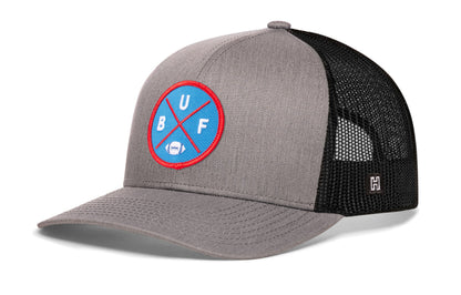 Buffalo Trucker Haka Hat Black BUF X Football Snapback