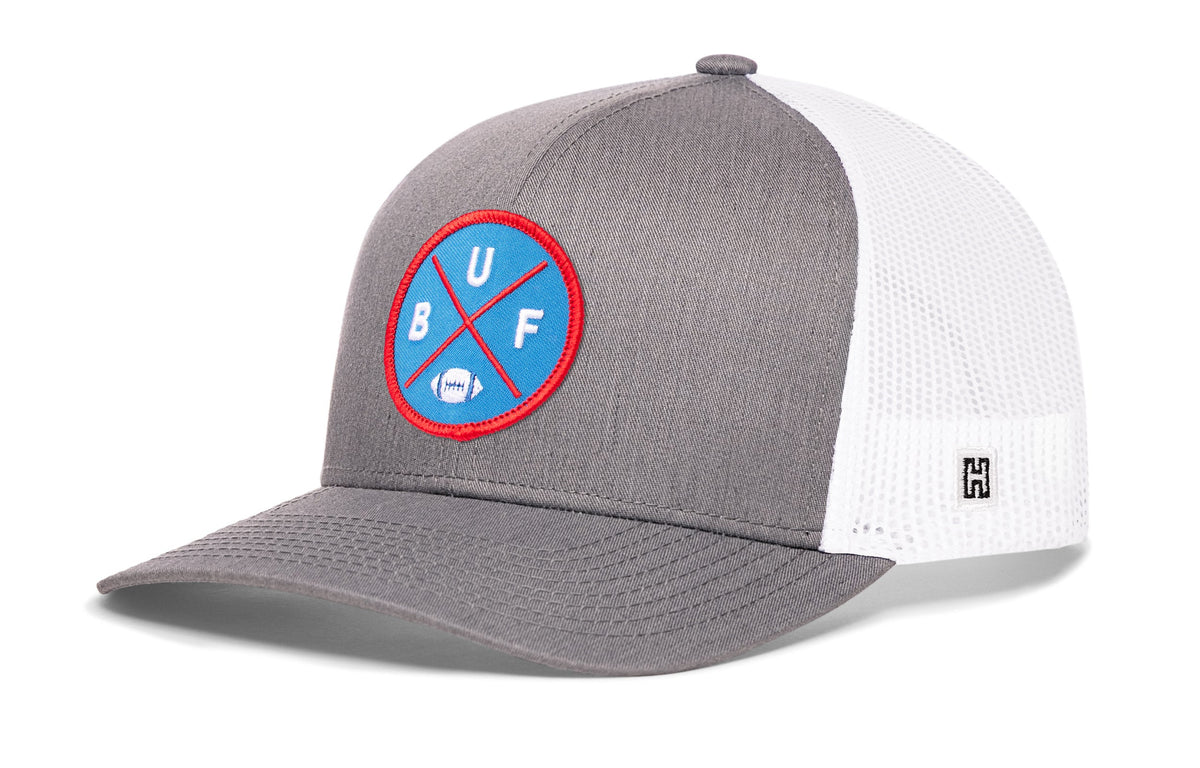 Buffalo Trucker Haka Hat Black BUF X Football Snapback