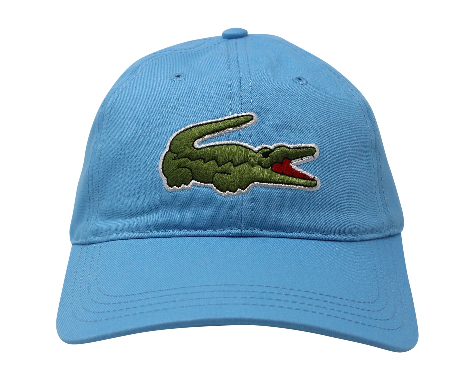 Lacoste Men's Classic Large Croc Logo Cap with Leather Strap Hat