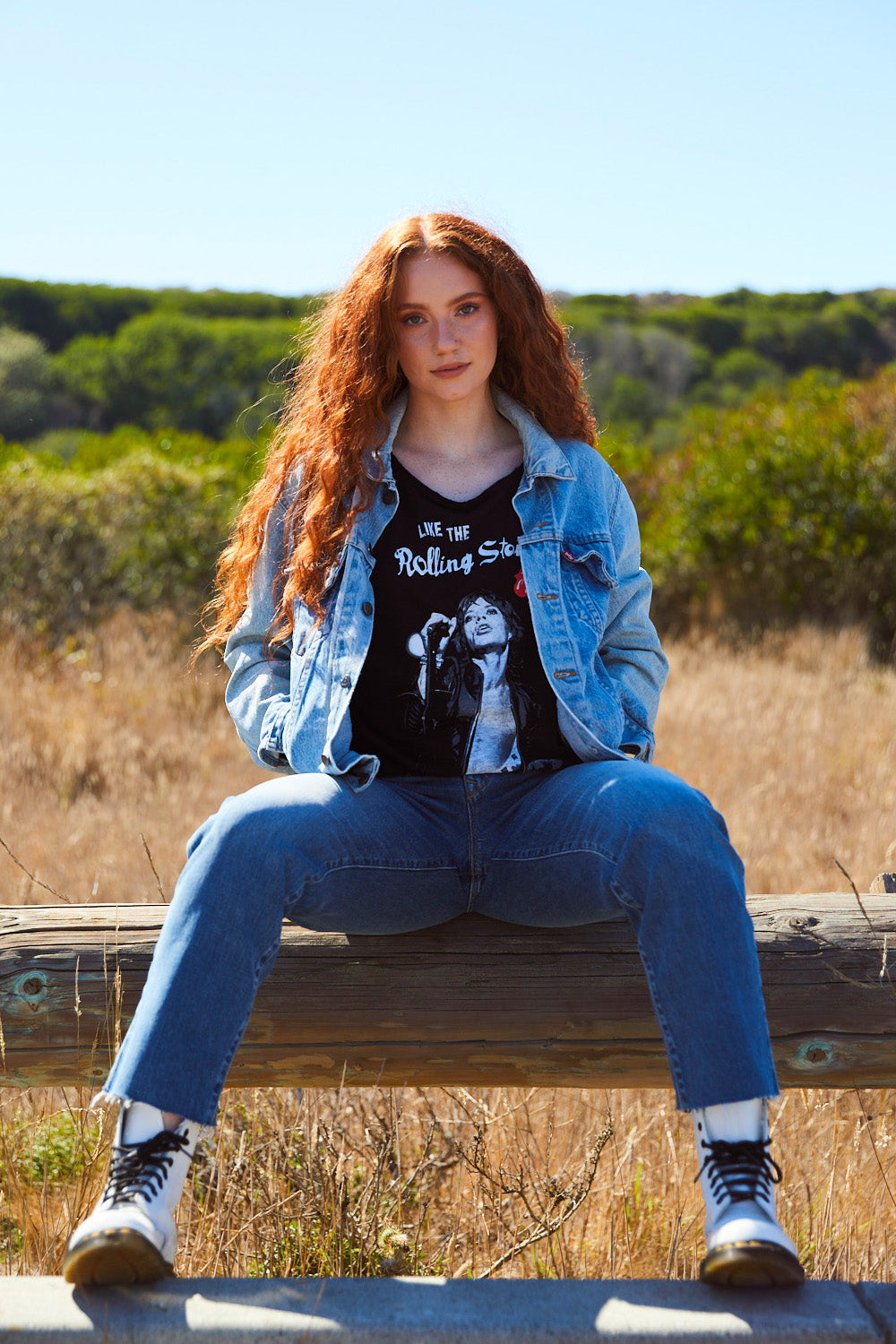 Like The Rolling Stones Tee Womens Long Sleeve Shirt Black