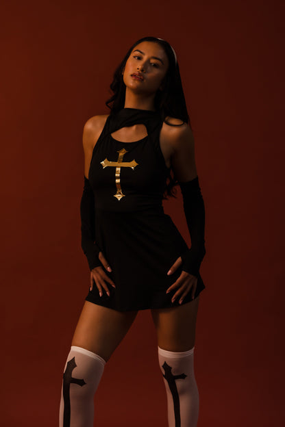 Sister Sin Nun Womens Halloween Costume