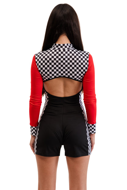 Speed Queen Racer Girl Womens Halloween Costume