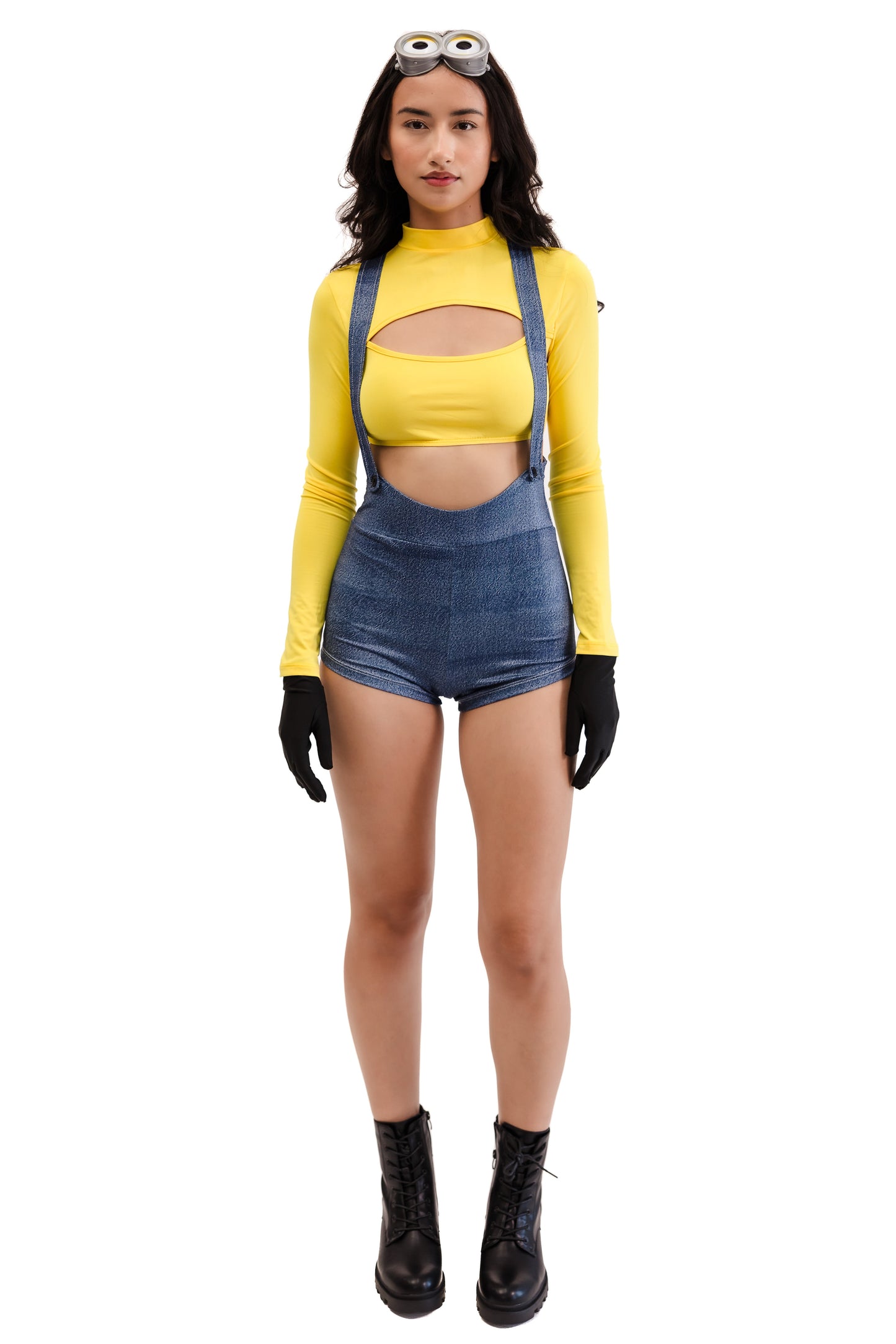 Tiny Chaos Yellow Worker Womens Halloween Costume
