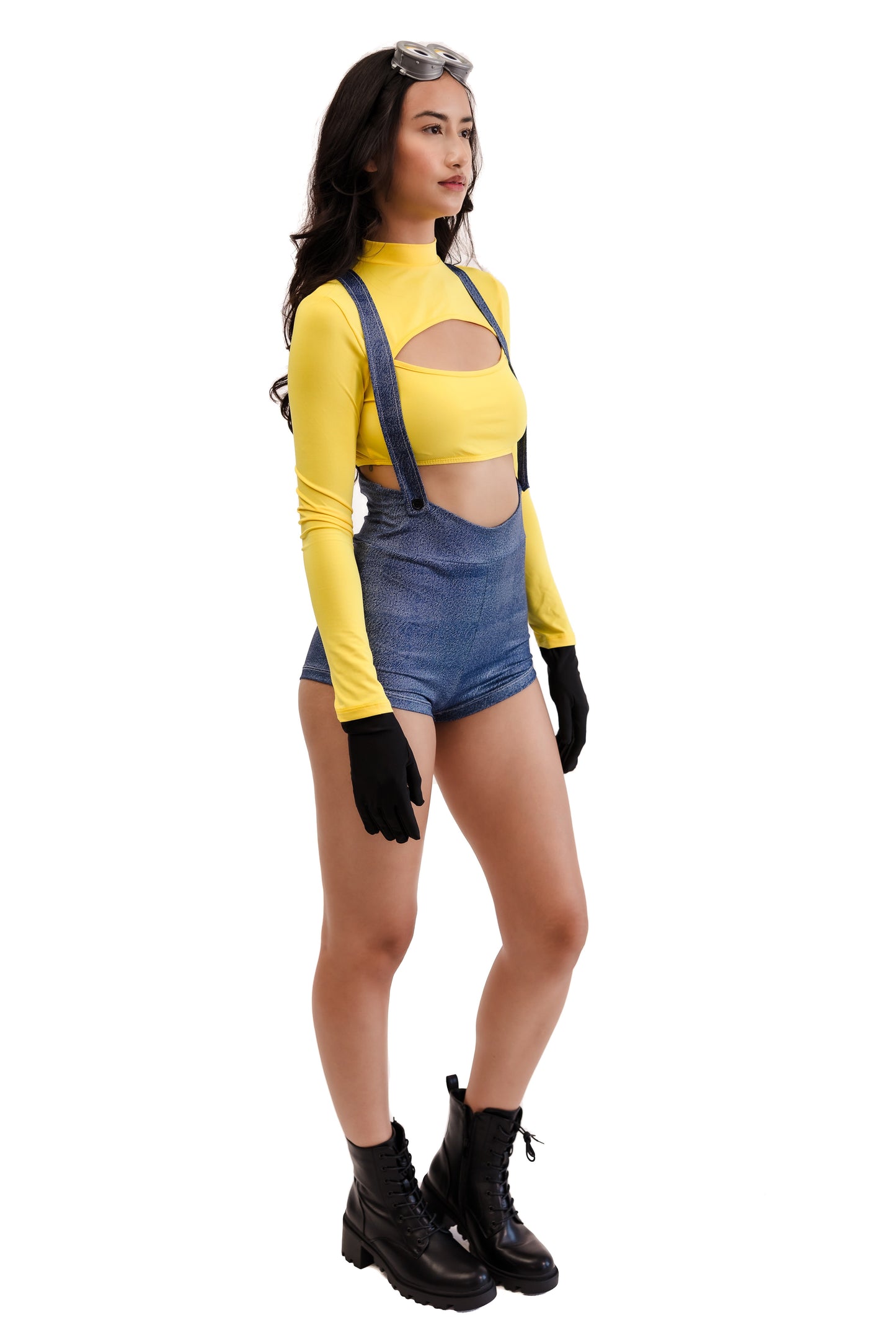 Tiny Chaos Yellow Worker Womens Halloween Costume
