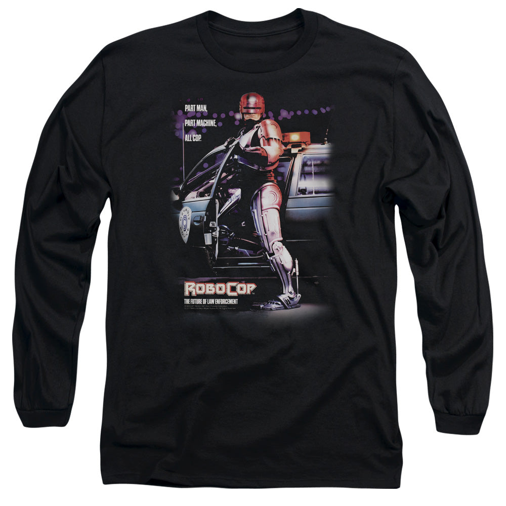 Robocop Poster Mens Long Sleeve Shirt Black Officially Licensed