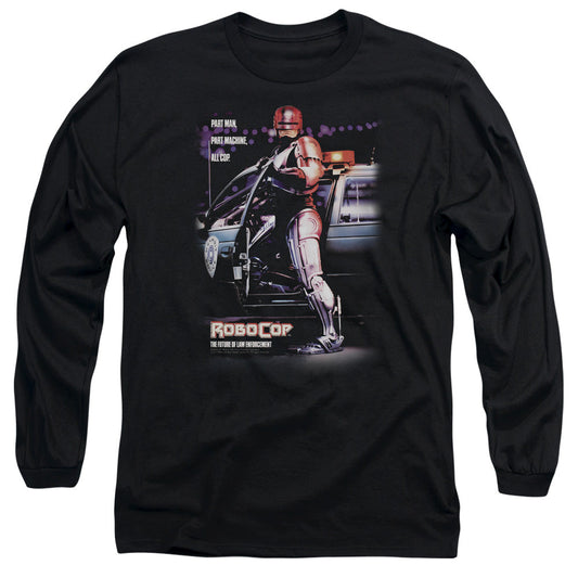 Robocop Poster Mens Long Sleeve Shirt Black Officially Licensed