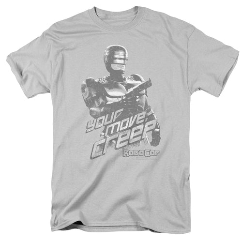 Robocop Your Move Creep Mens T Shirt Silver