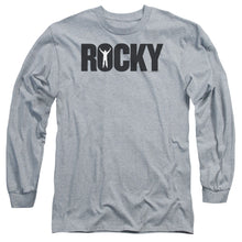 Load image into Gallery viewer, Rocky Logo Mens Long Sleeve Shirt Heather
