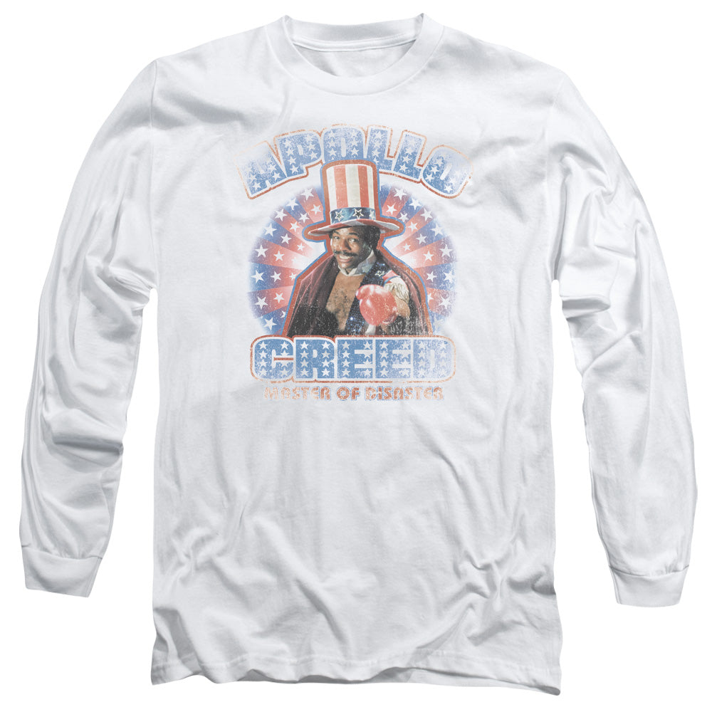 Rocky Apollo Creed Mens Long Sleeve Shirt White