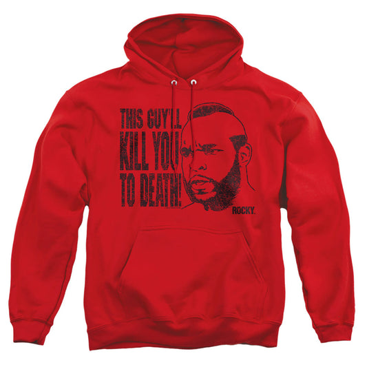 Rocky Iii Kill You To Death Mens Hoodie Red