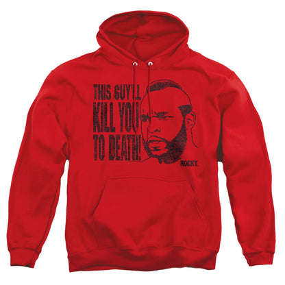 Rocky Iii Kill You To Death Mens Hoodie Red