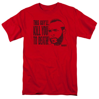 Rocky Iii Kill You To Death Mens T Shirt Red