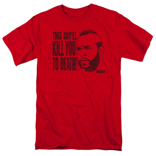 Rocky Iii Kill You To Death Mens T Shirt Red
