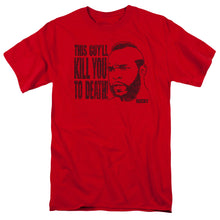 Load image into Gallery viewer, Rocky III Kill You To Death Mens T Shirt Red
