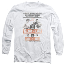 Load image into Gallery viewer, Rocky Iii Vs Clubber Poster Mens Long Sleeve Shirt White Officially Licensed
