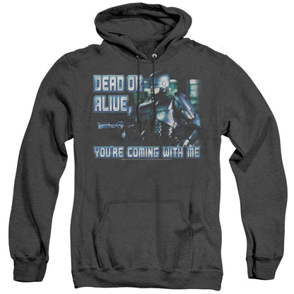Robocop Dead Or Alive Heather Mens Hoodie Black