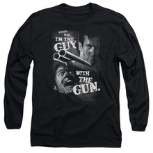 Load image into Gallery viewer, Army Of Darkness Guy With The Gun Mens Long Sleeve Shirt Black
