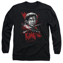Load image into Gallery viewer, Army Of Darkness Hail To The King Mens Long Sleeve Shirt Black
