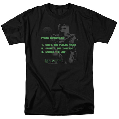 Robocop Prime Directives Mens T Shirt Black