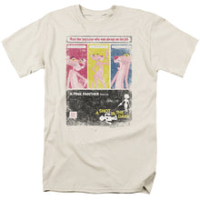 Load image into Gallery viewer, Pink Panther Shot In The Dark Mens T Shirt Cream
