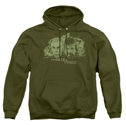 Delta Force Explosion Mens Hoodie Military Green