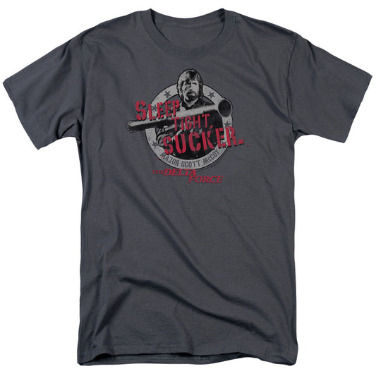 Delta Force Sleep Tight Mens T Shirt Charcoal