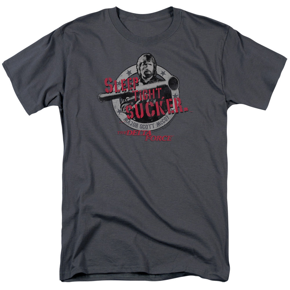 Delta Force Sleep Tight Mens T Shirt Charcoal